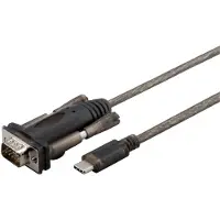 Microconnect USB3.1CRS232, zwart, 1,5 meter, USB-C, mannelijk, mannelijk, Nylon