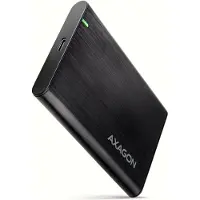 Axagon EE25-A6C, HDD/SSD-behuizing, 2.5", SATA, Serial ATA II, Serial ATA III, 5 Gbit/s, USB-aansluiting, zwart