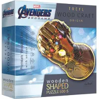 Trefl puzzel Infinity Gauntlet Marvel Heroes 500+5 stukjes hout.