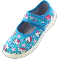 Beck Ballerina's 'Unicorn' turquoise / rosa / donkerroze / wit