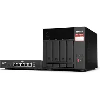 Qnap Systems TS-473A-SW5T NAS 4-sleuven [0/4 HDD/SSD, 2x 2,5 Gigabit Ethernet, 3x USB-A, 1x USB-C, 8GB RAM]