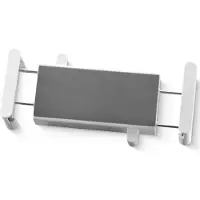 One For All DM0040 Universele tablet houder voor montage op monitor arm - VESA 75 x 75 - wit