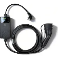 Extralink BS-PCD030 16A 3.6kW Schuko | Przenona adowarka do samochodu elektrycznego | 1 faza, 5,5m, wywietlacz LCD 250 V Zwart