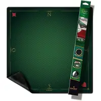 Wogamat Educatieve en elektronische spel Tapis de Cartes Prestige Format Tarot 60 x 60 cm Groen Franstalige Versie