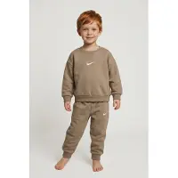 Nike Joggingpak 'ESSENTIAL' beige / wit