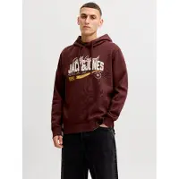 Jack & Jones Sweatshirt bruin / geel / wit