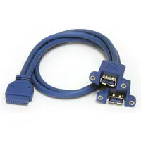 StarTech.com 2-poorts moederbordadapter voor paneelmontage, USB 3.0