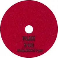 Rubi Droog polijstschijf - - Korrel 400 - Voor graniet, marmer, beton - 100 mm - Homogene afwerking