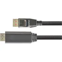 Python DisplayPort naar HDMI kabel - DP 1.4 / HDMI 2.0 (4K 60Hz + HDR) / zwart - 2 meter