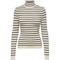 ONLY Tricot 'ONLKarol' antraciet / wit