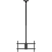 Deltaco - Plafondbeugel voor 37-86 inch Scherm/Monitor - Verstelbaar van 1090-1690 mm - Max 60kg