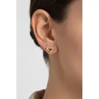 Purelei Oorbellen 'Delicate Heart' goud