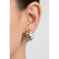 Purelei Iconic Sun Ohrringe Rosegold Maat: OS | Oorbellen Outlet | Dames | Geel