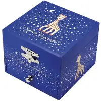 Sophie de Giraf Muziekdoosje Stars - Baby muziekdoos - Kraamcadeau - Babyshower cadeau - 10.5x10.5x8.5 cm - Glow in the dark