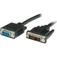 Value DVI-I naar VGA kabel / zwart - 5 meter