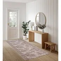 Tapiso Tapijtloper Antislip – Gangloper Keukenloper Taupe Rubber Onderkant Maat- 100x900