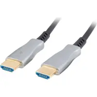 Lanberg HDMI-Kabel Lanberg CA-HDMI-20FB-0100-BK Zwart 10 m