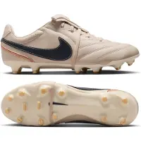 Nike Tiempo Ligera Pro Gras Voetbalschoenen (FG) Beige Zwart Goud