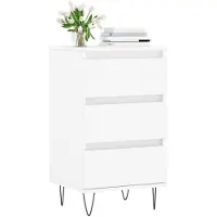 vidaXL Dressoir 40x35x70 cm bewerkt hout wit