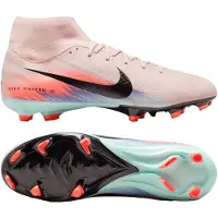 Nike Zoom Mercurial Superfly 10 Academy Gras / Kunstgras Voetbalschoenen (MG) Roze Blauw Turquoise
