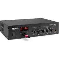 Power Dynamics PDM25 100V versterker 25W met Bluetooth, mp3 speler en