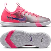 Nike Zoom Mercurial Vapor 16 Vinicius Júnior Academy Zaalvoetbalschoenen (IN) Kids Felroze Paars Zilver