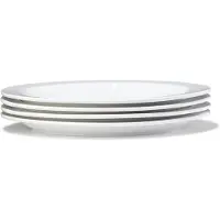 HEMA Ontbijtbord Ø21cm Alledag porselein wit - 4 stuks (wit)