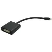 Value Mini DisplayPort-DVI Adapter, Mini DP M - DVI F