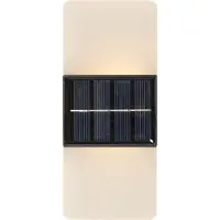 Star Trading LED buiten wandlamp Wally, 14x6 cm wit mat CCT