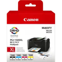 Canon PGI-1500XL BK/C/M/Y Inktcartridge 4-kleuren Multipack Hoge capaciteit