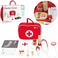 Teddies Dokterskoffertje Houten Set 19 delig.