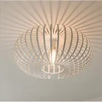 Nolt Plafondlamp Beige - Plafonniere E27 Lamp - Industrieel - Taupe - ⌀ 40cm