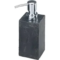Wenko Zeepdispenser Slate Rock antraciet polyresin 250ml - Zeeppompje
