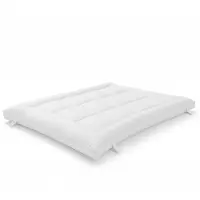 THE WHITE STONE Opgevulde matrasbeschermer hotel effect - - - 100 x 200 cm - 800 g/m² - Microvezel 10 cm