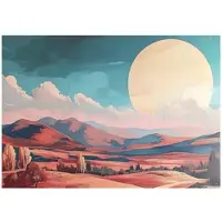 WALLARENA - Fotobehang - 300x210 cm - natuur landschap fototapet voor slaapkamer en salon van vliesbehang