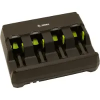 Zebra , oplader voor 4 batterijen - Batterijlader