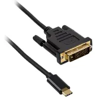 Akasa Type C to DVI-D adapter cable, 1.8 meters