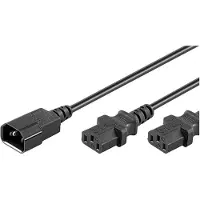 Microconnect electriciteitssnoeren Power Cord 1.8m Y Extension