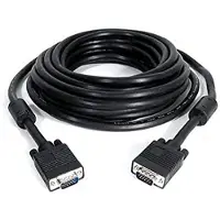 Cablexpert Premium VGA monitor kabel met ferriet kernen - CU koper aders / zwart - 15 meter