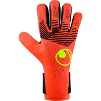Uhlsport FM Absolutgrip HN Fit Keepershandschoenen Felrood Zwart Felgeel