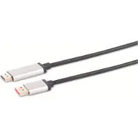 S-Impuls DisplayPort - HDMI kabel | 4K 60Hz | koper | aluminium | 2 meter