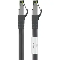 Danicom Cat8 S/FTP (PIMF) patchkabel - 3 meter zwart - netwerkkabel - internetkabel - UTP kabel - RJ45 - 10000 mbit/s