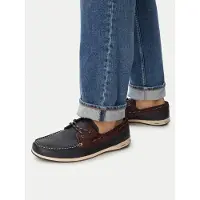 Clarks Veterschoen 'Orson Harbour' donkerblauw
