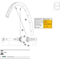 Mavic Ksyrium Hooked Disc Racefietsvelg