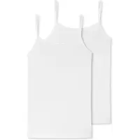 Schiesser 2 PACK Spaghettitop hemdjes 95/5 - Dames Onderhemd - wit