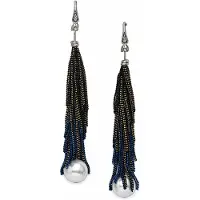 Avant Garde Oorbellen 'Vessira' blauw