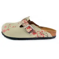 Calceo Petal Clogs Dames - Vegan Leer - Handmade - Bloemenprint - Maat 38