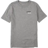 Calvin Klein T-shirt met backprint - grijs melange Jongens/Meisjes Katoen Ronde hals - maat 164
