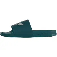 Adidas Originals Muiltjes 'ADILETTE' lichtgrijs / smaragd