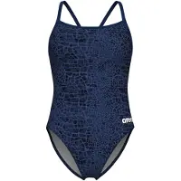 Arena Badpak 'SNAKESKIN CHALLENGE BACK' navy / duifblauw / donkerblauw
